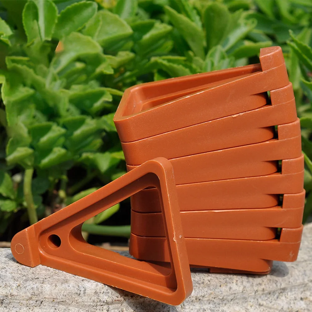 12pcs/pack Flower Pot Feet Risers Nonslip For Plant Pot Garden Plastic