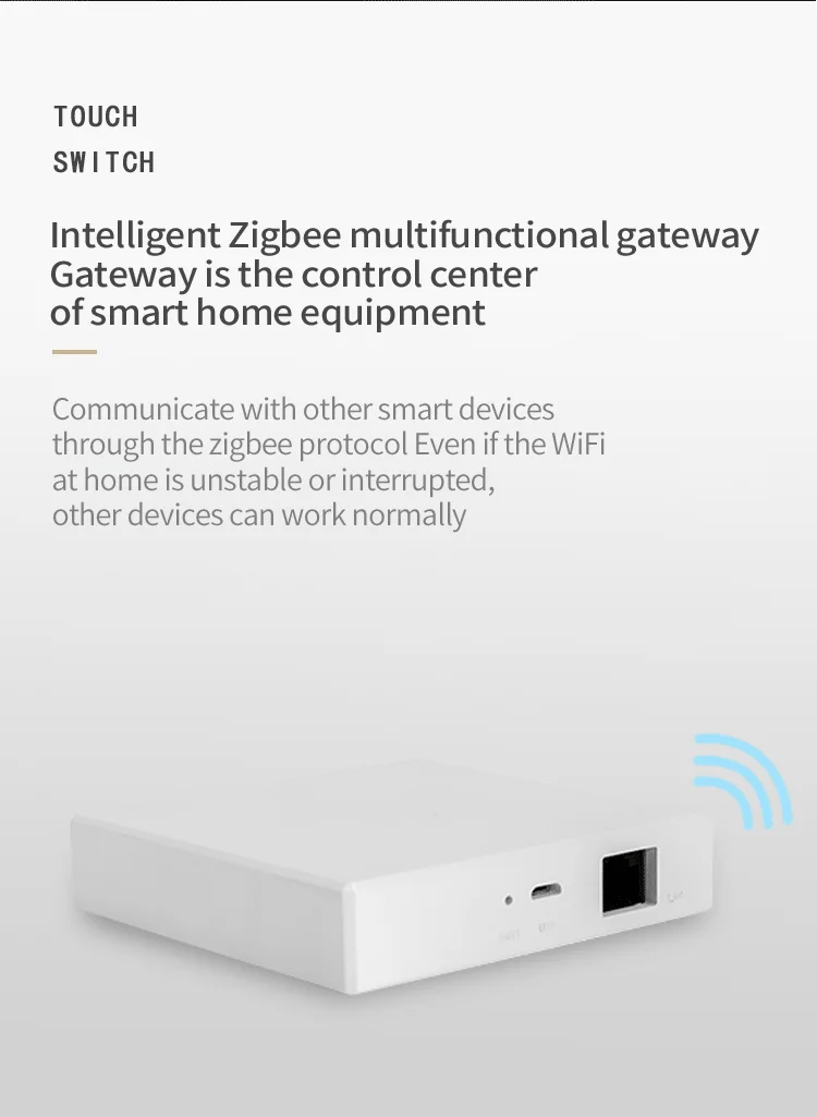 App control Smart life zigbee gateway smart home automation support Alexa and google assistant - ANKUX.COM