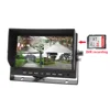 High Resolution Ahd 720P Split Car Screen 7 Inch Quad View DVR Monitor For Truck Reverse Cameras