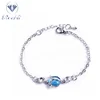 New Fashion Spring Flower & Charm Zircon Beads 925 Sterling Silver Bracelet Jewelry for Women Party Chains