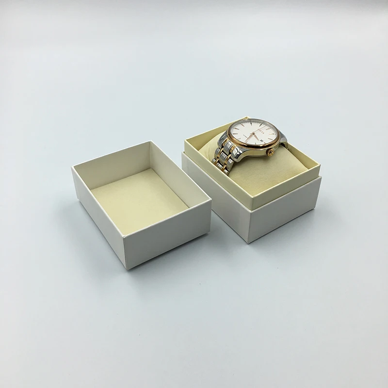 Paper Made Square Smart Watch Box Cardboard Wrist Watch Gift Box With