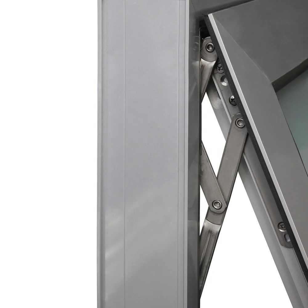 Chain winder frosted glass awning window for shower room