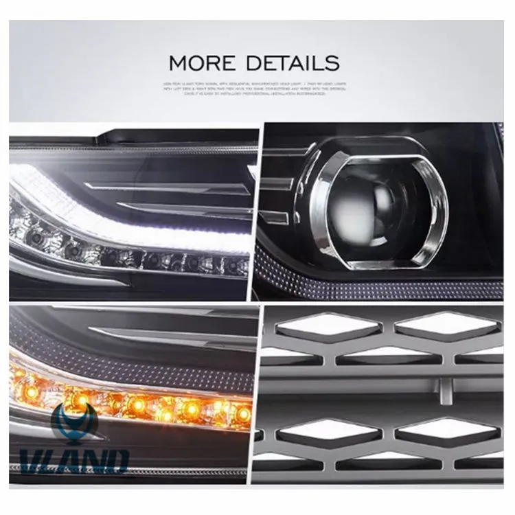 Vland Manufacturer LED Headlamp for FJ Cruiser modified headlight auto headlamp frontlight 2008-2015