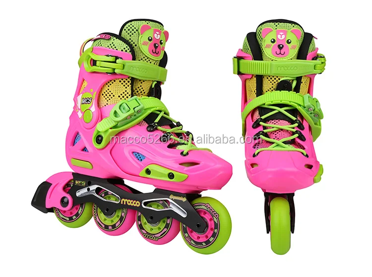 Macco Adjustable Kid Roller Skates For 36 Years Old Beginner Mc5 Pink Buy Children's Roller