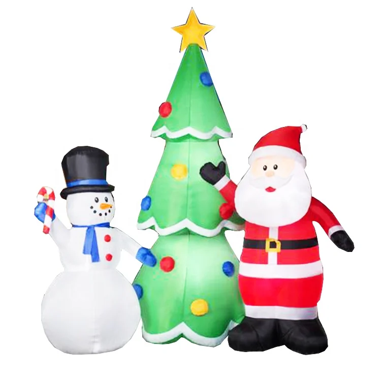 Big Dot of Happiness Jolly Santa Claus Santa  Christmas reindeer Christmas Minions Paradise trees inflatable model product