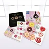 Factory ODM customized donut box paper donut packaging box donut box packaging with clear window and logo