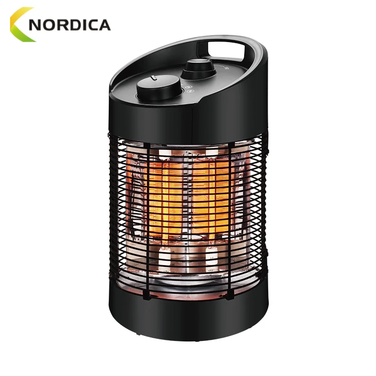 360 Degree Oscillation 700w Infrared Carbon Heater Electric Patio