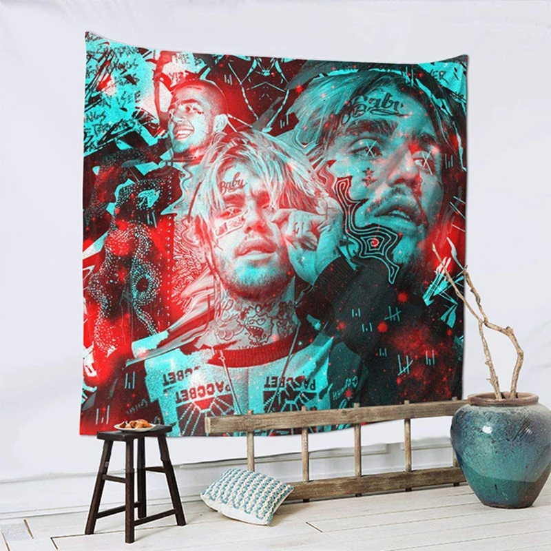 Juice Wrld Legends Never Die Flag 999 Rap Tapestry Lil Peep