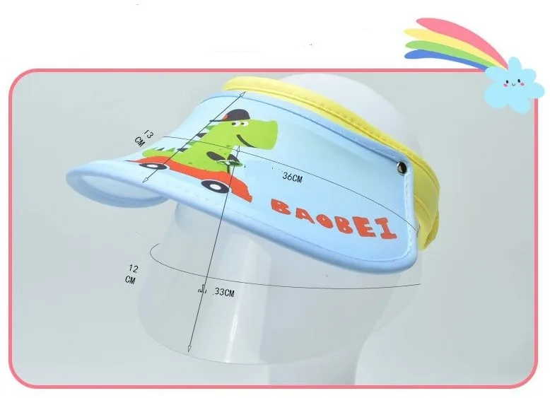 Fashionprotection Kids Sun Visor Hat With Face Shield,Children Sun