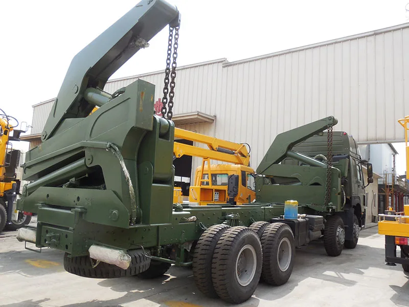 20英尺集装箱侧线装载机起重机侧装卡车