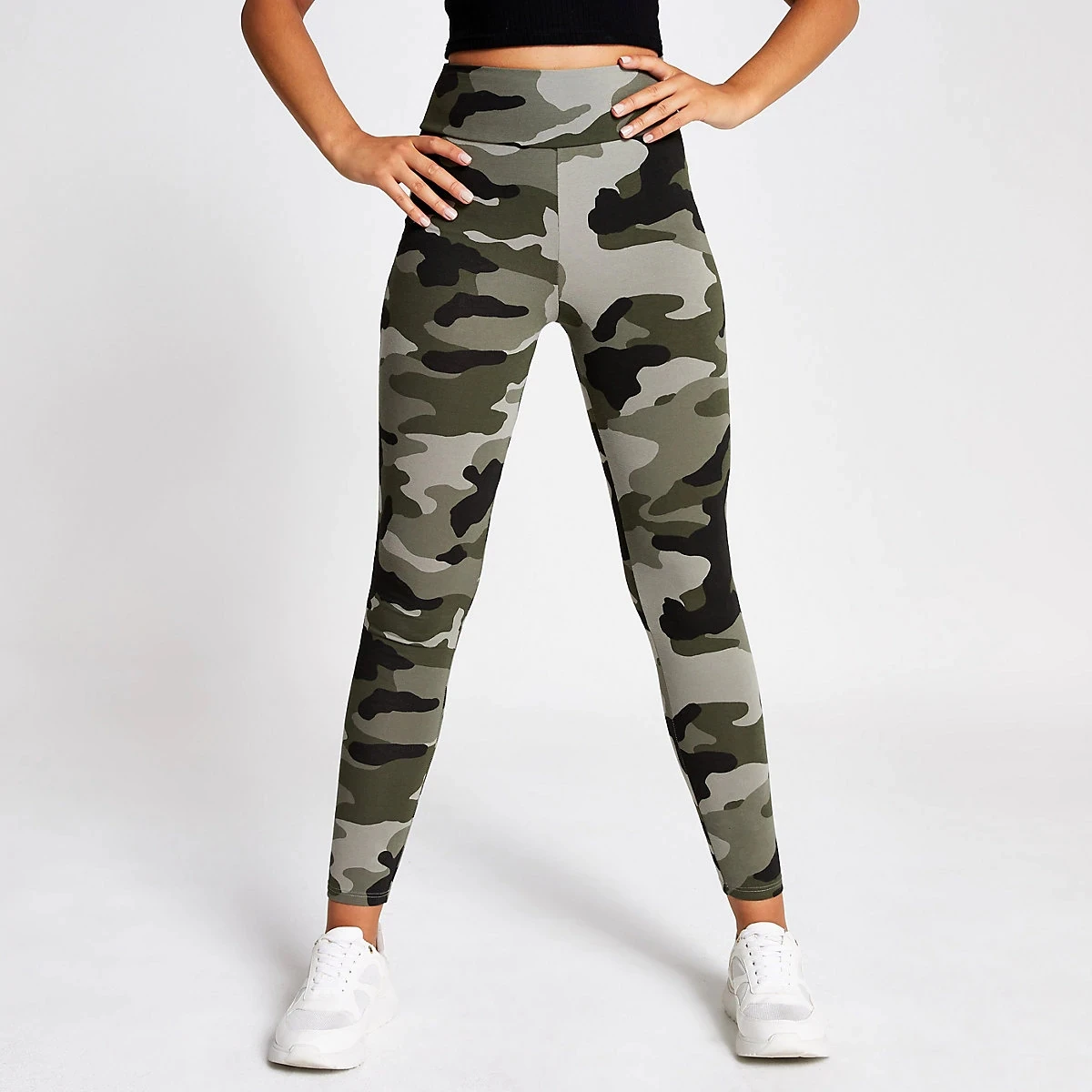 camo print gym leggings