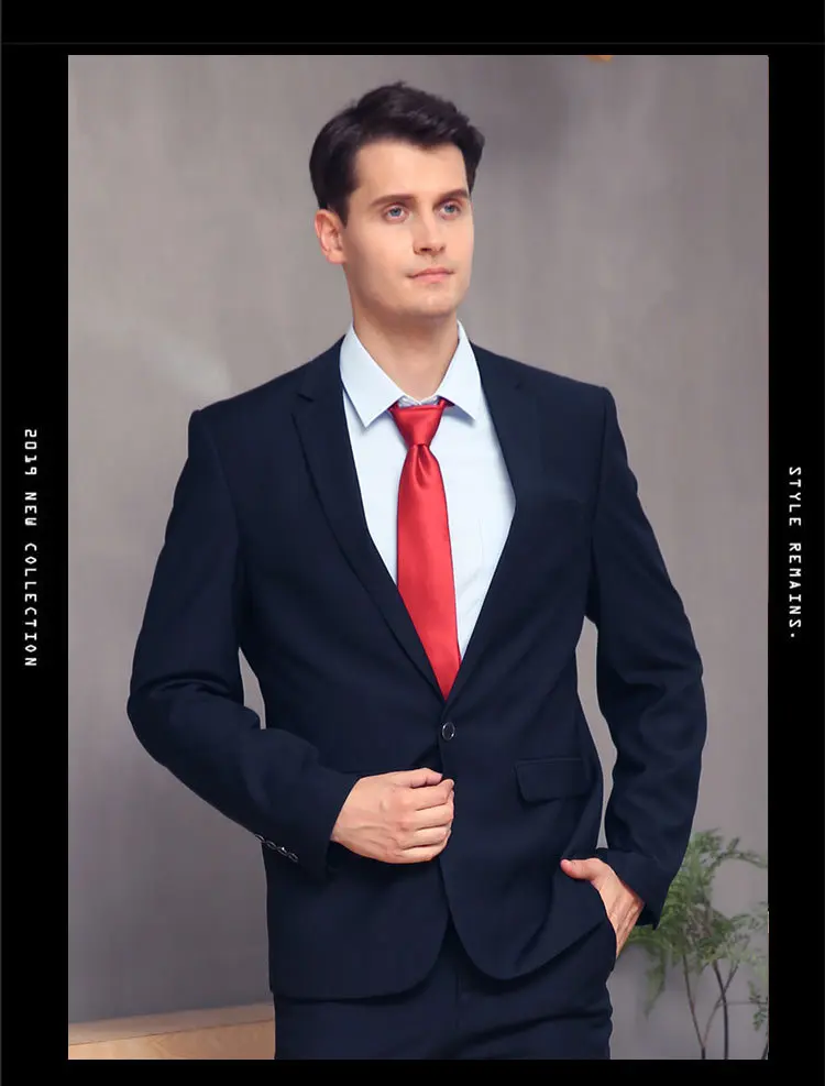 bs2068男士西装s-5xl上衣   裤子2件办公室男士婚纱礼服宴会商务正式