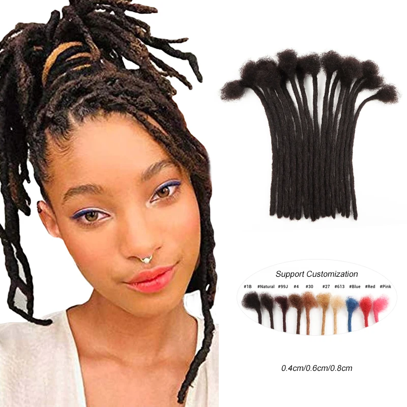

VAST cheap loc extension human hair artificial dreadlock hair real dreadlocs permanent afro dreadlock dread lock extension
