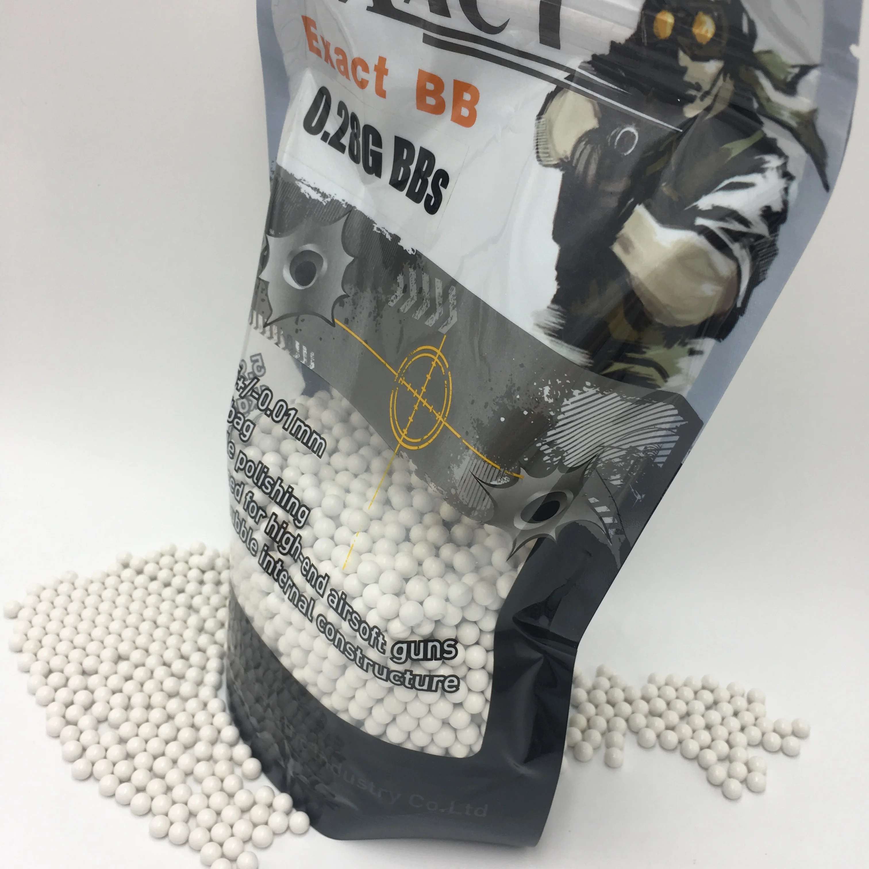 Hunting Plastic Exact Air Gun Pellets 0.28g 6mm Airsoft Bbs Buy