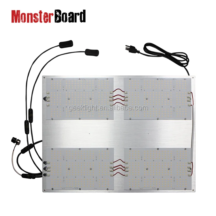 geeklight hlg 240 monster board v4 plus lm301h cree 660nm with lg uv cree ir separate control indoor grow lights