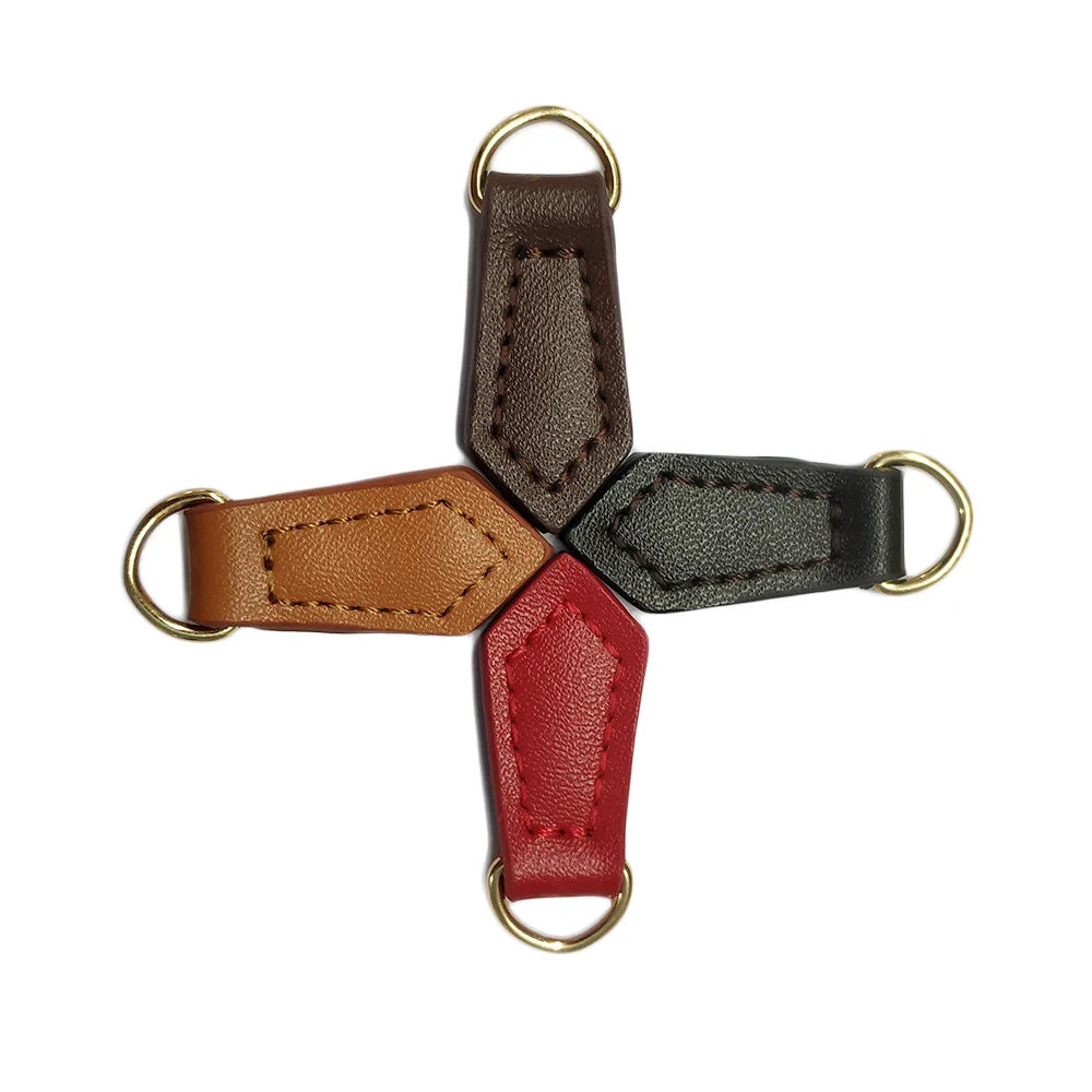 枫叶边扣金色五金d形环箱包配饰皮扣现货批发