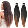 Wholesale Synthetic Jumbo Crochet Braids for African Ez Braid Expression Pre Stretched Braiding Hair