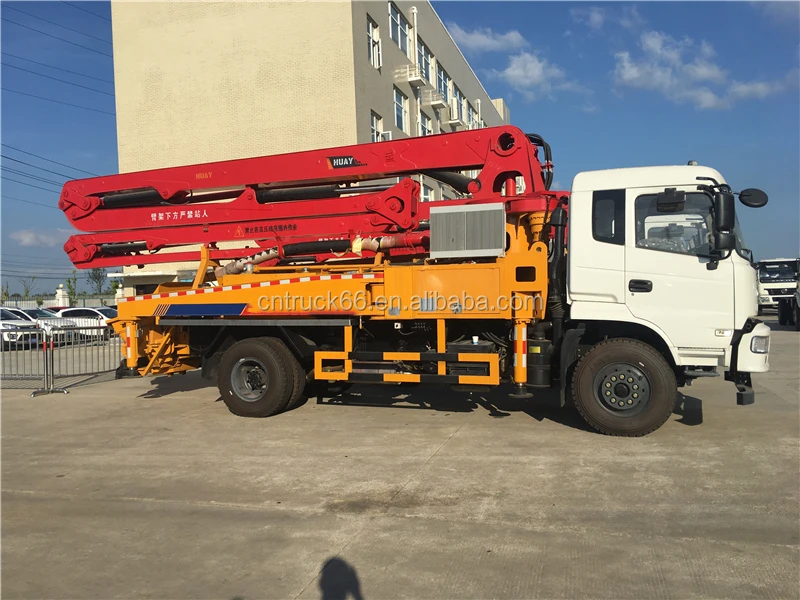 4x2 Dongfeng 35m concrete pump trucks