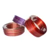 Gold Silver speaker wire Transparent Purple White oxygen free copper 2x2.5mm2 2x1.0mm Hifi 2x4mm OFC car audio Speaker Cable