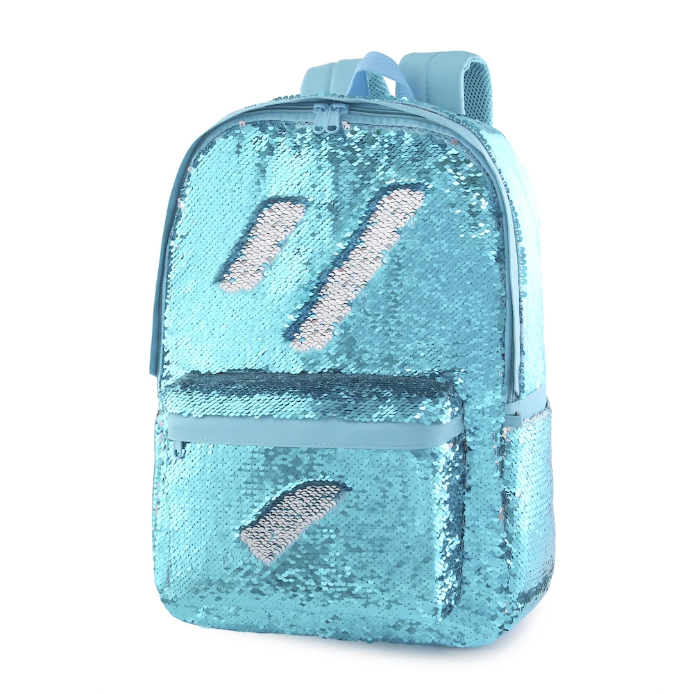 reversible sequin school backpack