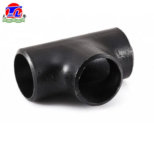
seamless ANSI standard carbon steel 6in sch80 straight tee 