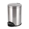 Eco- friendly Recycle Office Household Indoor Corner Stainless steel Pedal trash bin /rubbish bin/waste bin