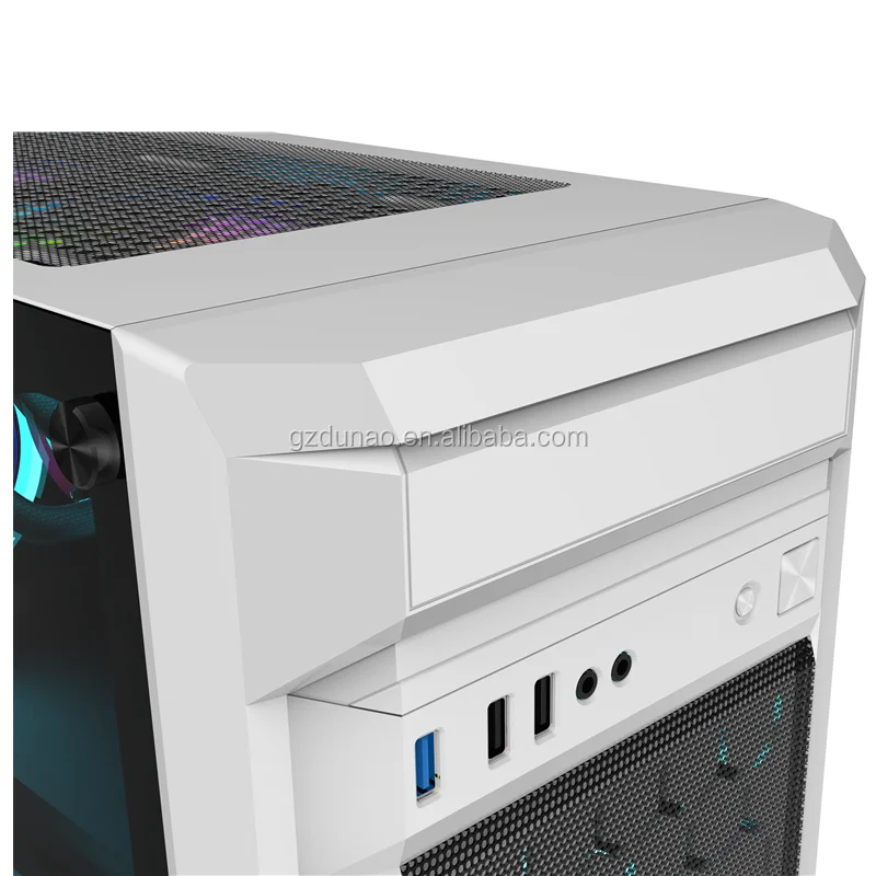 New Explosion Honeycomb Design Atx Gaming Case C007 Two Color Optional Buy Gaming Case Latest Desktop Computers Pc Case For Office Product On Alibaba Com