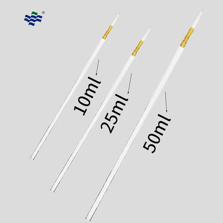 Laboratory Glassware Acid Base Burette 10 Ml 25ml 50ml Buret Buy 50ml