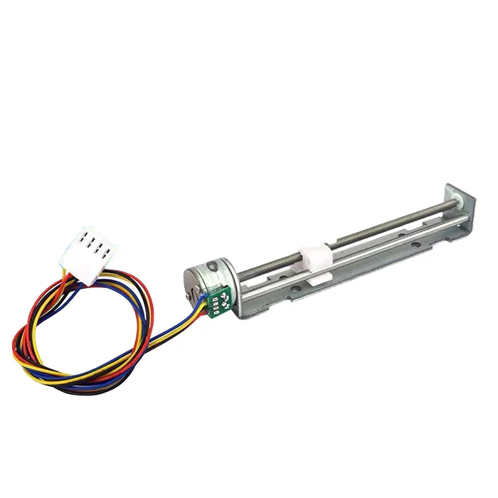 Stepper Motor D8-MOTOR80 Moving 0.25mm One Step Stepper Motor with Linear  Screw Nut Slider for DIY IR Engraving Machine