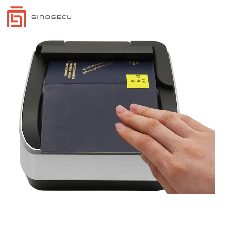 OCR MRZ Desktop ID Card Reader & Document Scanner with 500 DPI
