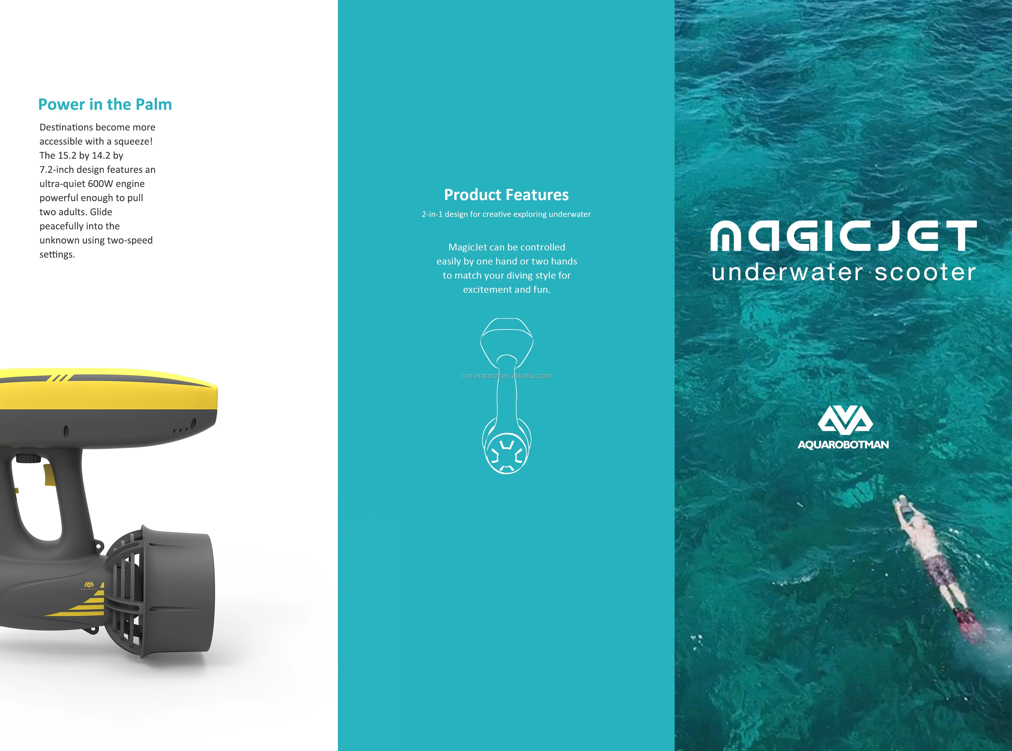 camoro underwater electric sea scooter
