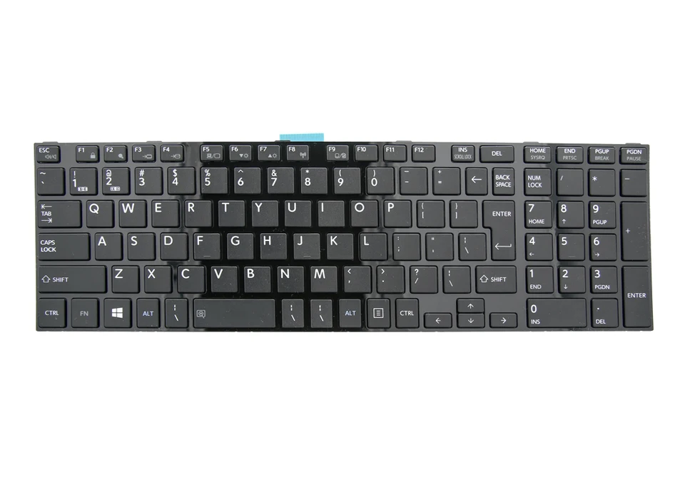 Toshiba C850 C855 L850 L855 C870 l870 L875 P850 Single UK Keyboard Black Key