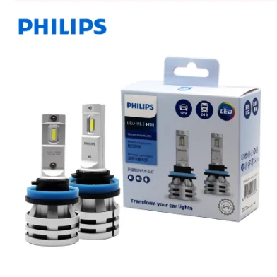 Philips Ultinon Essential G2 LED H1 H4 H7 H8 H11 H16  6500K Car Headlight Fog Lamps Super Bright LED  Headlight 2pcs