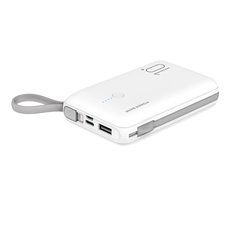 2019 New Design Shenzhen Factory Custom Powerbank 10000MAH Portable Small Power Bank For Iphone Samsung Huawei - ANKUX.COM