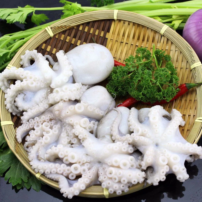 
High quality whole round frozen baby octopus fresh seafood 