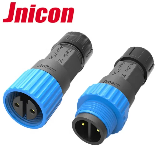 Jnicon M15 Standard 2 Pin Male Female Plug Waterproof Wire Connectors For Led Driver Buy 8981