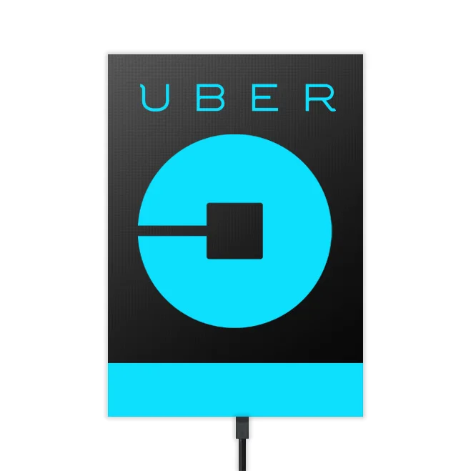 Logo Sign LED Flash Bright Glowing Light Sticker For US