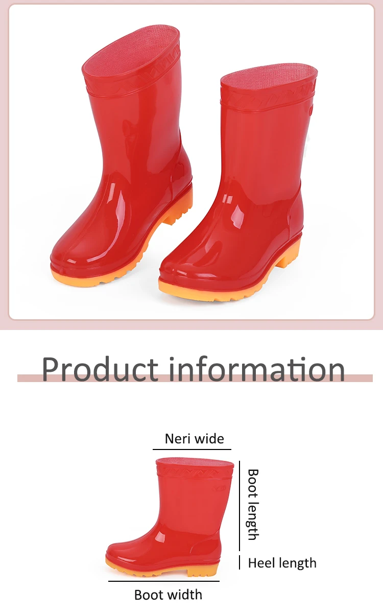 Factory Supply Wholesale Kids Wellies Boys Girls Welly Boot Wellingtons Puddle store