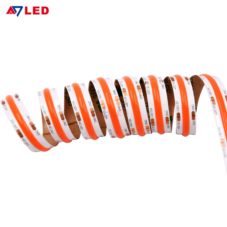 High Lumen 180 Degree DC 12V 24V No Dark Spot Waterproof/Non-waterproof COB LED Strip