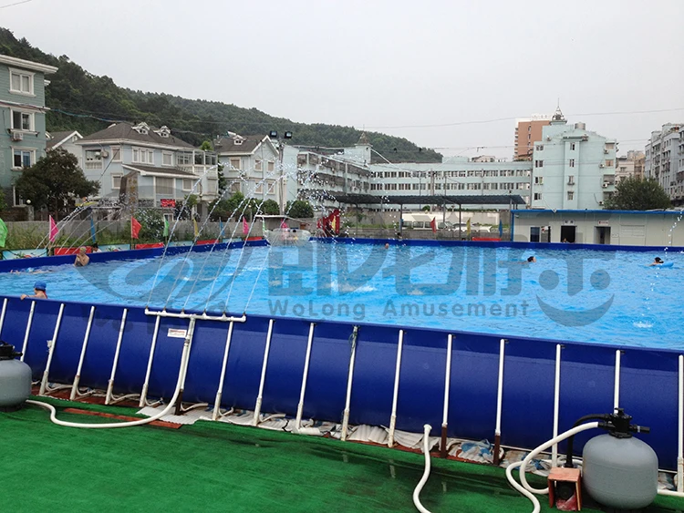 成人塑料框架游泳池