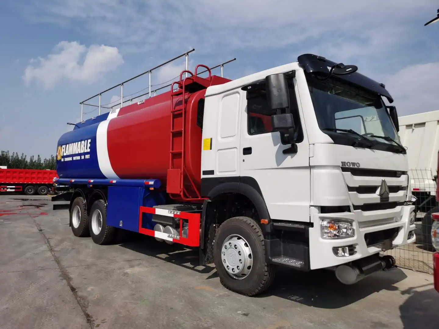 20000 Liters Mobile Gas Refueling Trucks Jet Fuel Tank Delivery Truck
