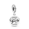 2019 Autumn collection fit for pandora bracelet friends are family dangle charm