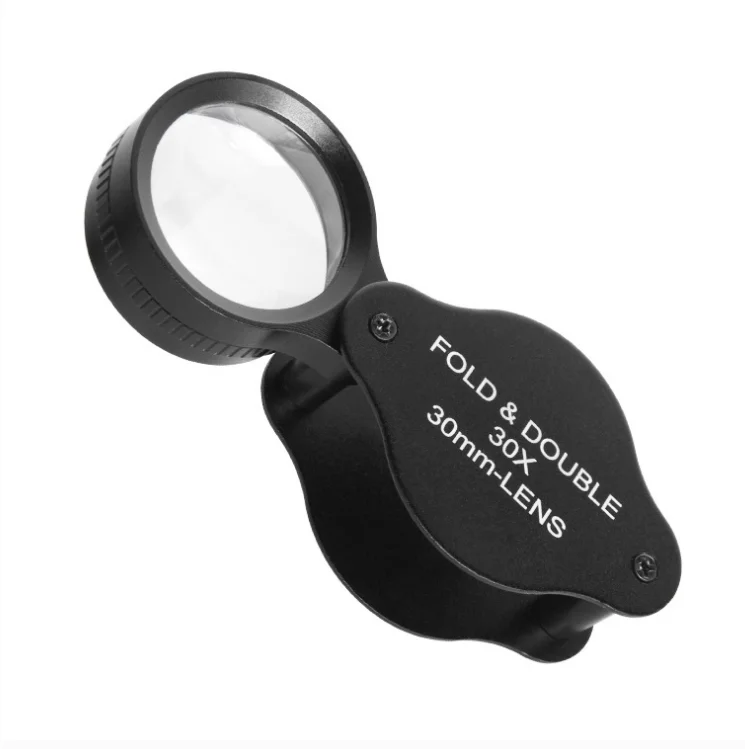 30x Double Lens Folding Jewelers Loupe Buy Loupe,Jewelers Loupe