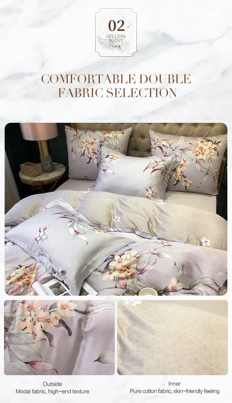 300tc Lyocell Comforter Sets 100 Tencel Bedding Set Duvet Cover Bed Sheets Sets Bed Sheet Buy