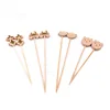 Bamboo Skewers Importers Restaurant Bear Animal Shaped BBQ Round Bamboo Sticks