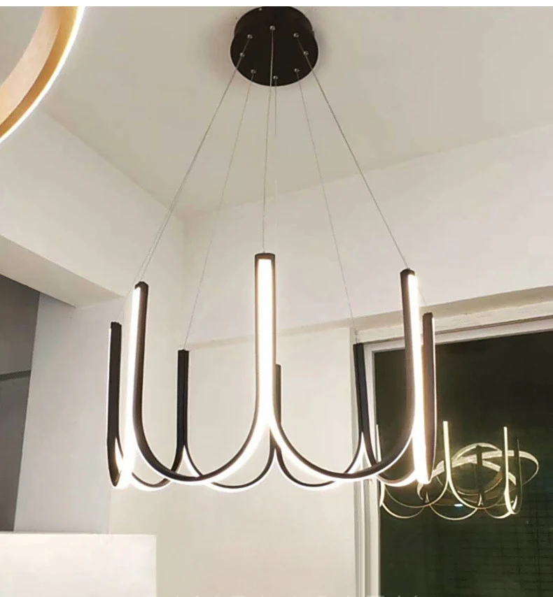 Modern minimalist living room lamp atmosphere high-end post-modern creative bedroom lamp dining room chandelier