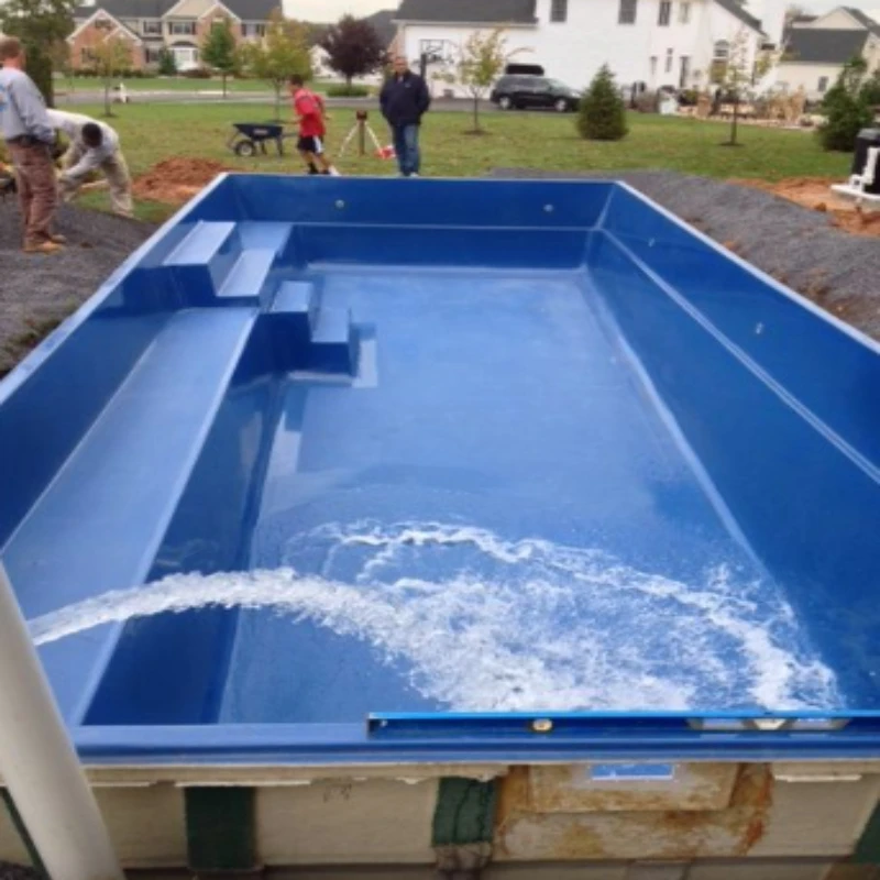 Adult Fiberglass 8M Swim SPA Pool Shell Underground Ready Prefab Large ...