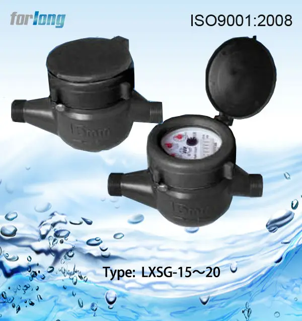 Multi Jet Dry Dial Vane Wheel Water Meter - Digital Iso4064 Class B