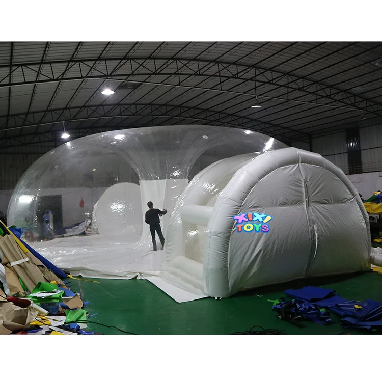 Transparent Donut Bubble Tent,Clear Donut Tent Inflatable,Clear Ring