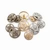 2019 Now Hot sale decorative Pentagram shirt jacket clothing Sewing Alloy Shank metal Button